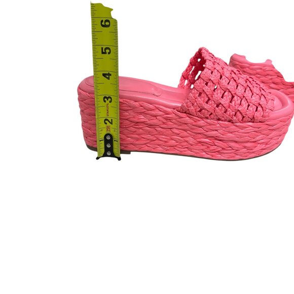 NWOT Marc Fisher Priya Women's Platform Slides in Medium Pink size 8.5 - Picture 6 of 9